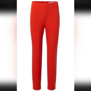 Nwt Veronica Beard Honolulu‎ Flame Red skinny trousers pants 2